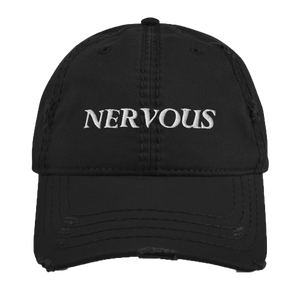 NERVOUS Distressed Dad Hat