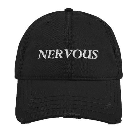 NERVOUS Distressed Dad Hat